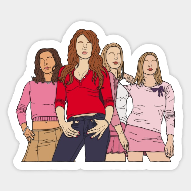 Mean Girls Movie Sticker by Kath Fernweh